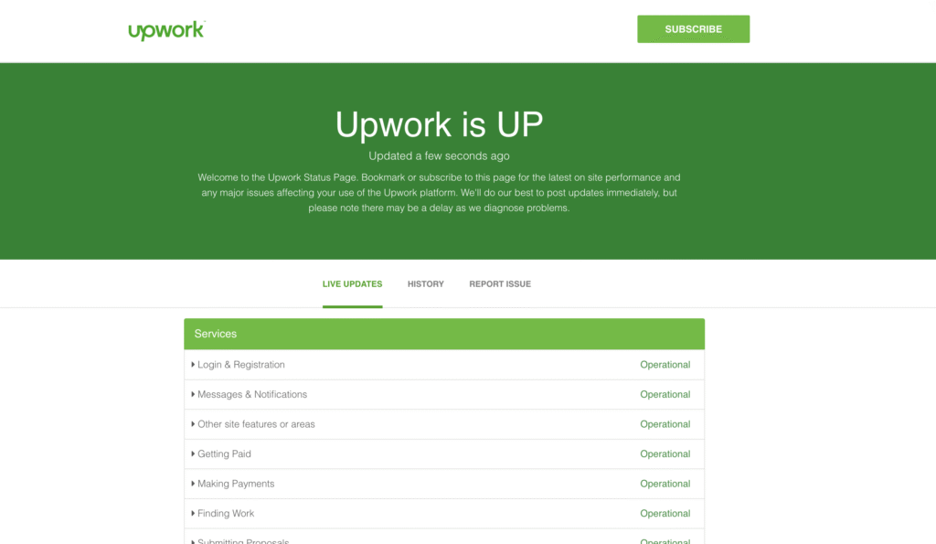 Upwork Internal Server error 500 cannot be solved from users side.
