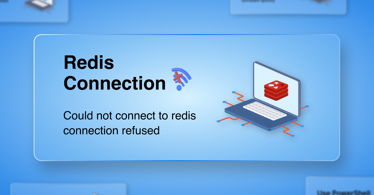 Fix establishing Redis Connection Error